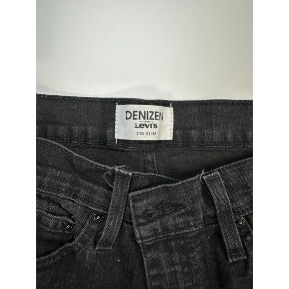 Denizen from Levi’s 216 Slim Men’s Black Jeans Denim Pants Size 34x32 Used - Picture 4 of 8
